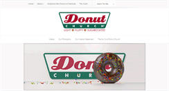 Desktop Screenshot of donutchurch.com